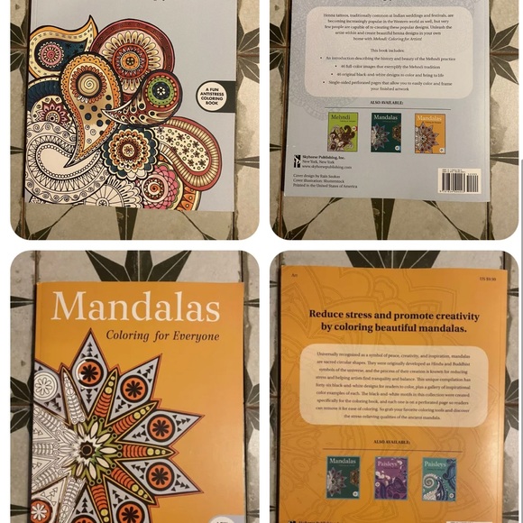 ADULT ~ COLORING BOOKS~ASSORTED ~L OT OF 5 ~S KYHORSE PUPLISHING … - Picture 14 of 16